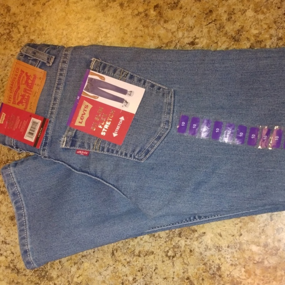 Boys size 10 Levi jeans